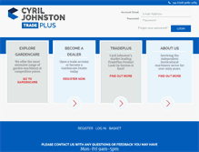 Tablet Screenshot of cyriljohnstontrade.co.uk
